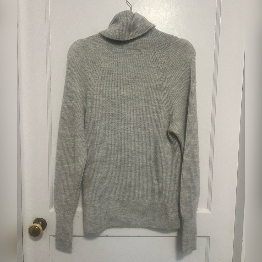 Quince Baby Alpaca-Wool Turtleneck LIGHT GREY Size S - Picture 6 of 6